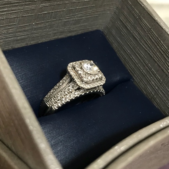 Zales Accessories Real Diamond Engagementwedding Ring Poshmark